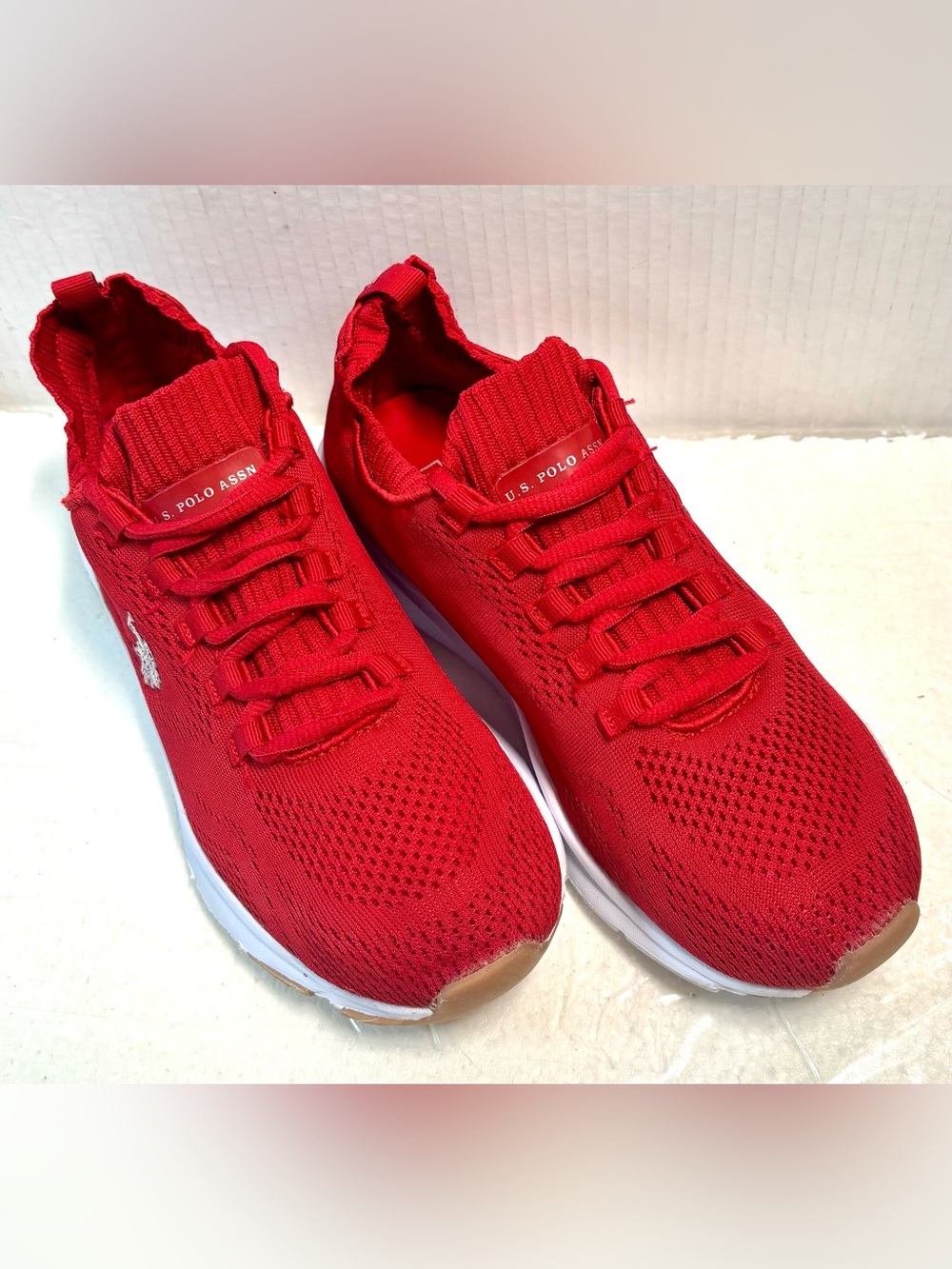 U.S. Polo Assn. Comfortable Running Walking Shoes Lace-Up Athletic Size 7.5 - Picture 6 of 15
